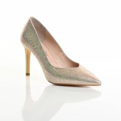 KADIN ABİYE STİLETTO DORE TAŞLI AYAKKABI