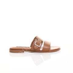 KADIN HAKİKİ DERİ ANATOMİK TABAN RAHAT GÜNLÜK TERLİK