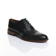 ERKEK HAKİKİ DERİ SİYAH EVA NEOLİT TABAN AYAKKABI