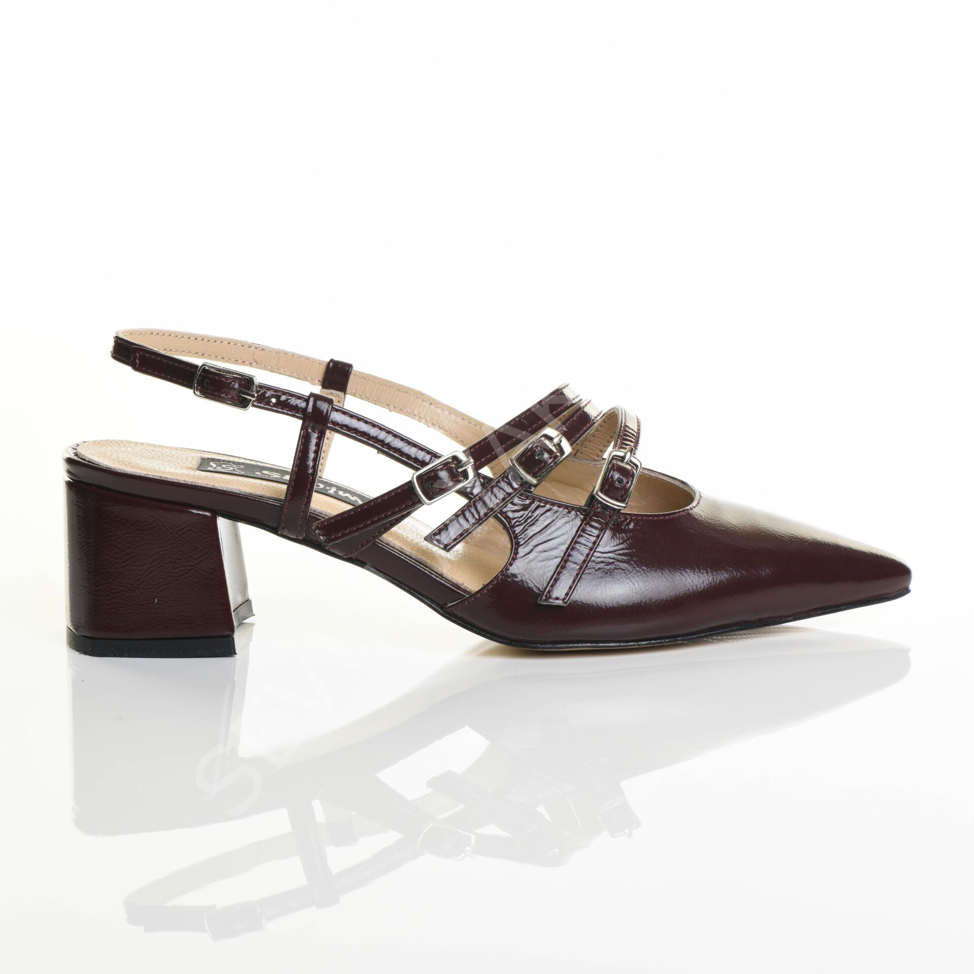 KADIN HAKİKİ DERİ GÜNLÜK BORDO AYAKKABI