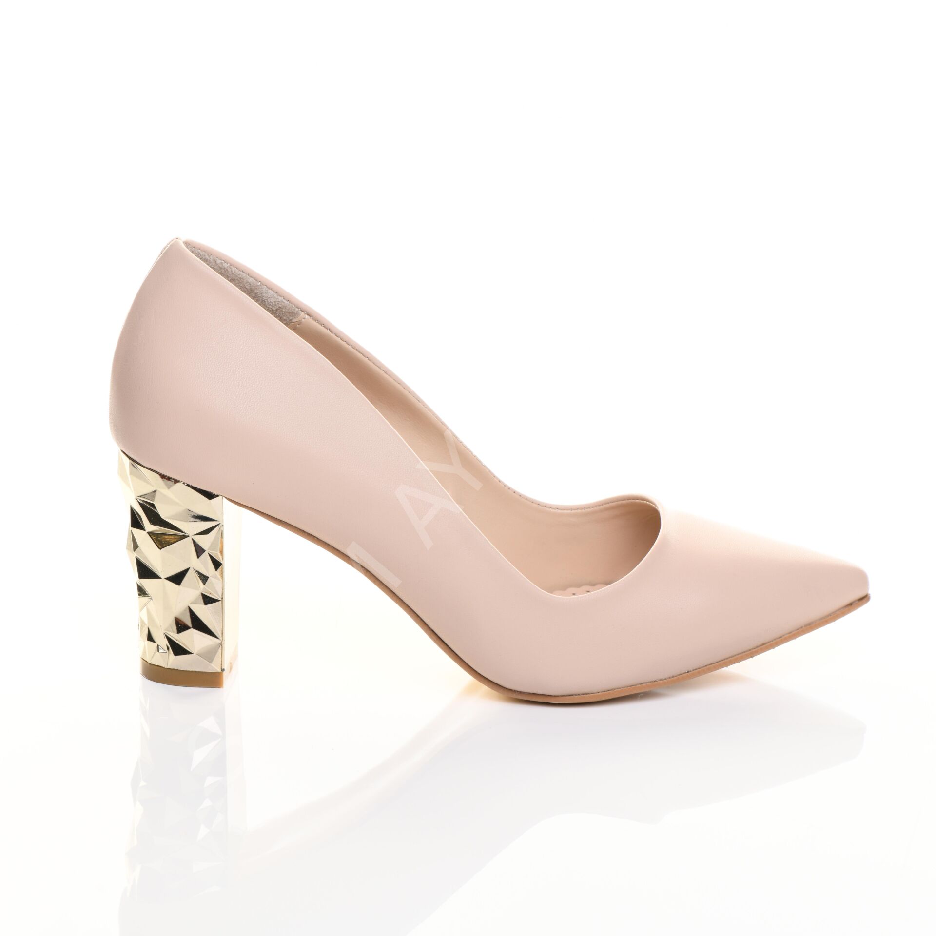 KADIN TEN RENK KALIN TOPUKLU SPOR ABİYE AYAKKABI