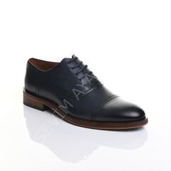 ERKEK HAKİKİ DERİ LACİVERT EVA NEOLİT TABAN AYAKKABI