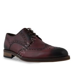 HAKİKİ DERİ BORDO KLASİK AYAKKABI