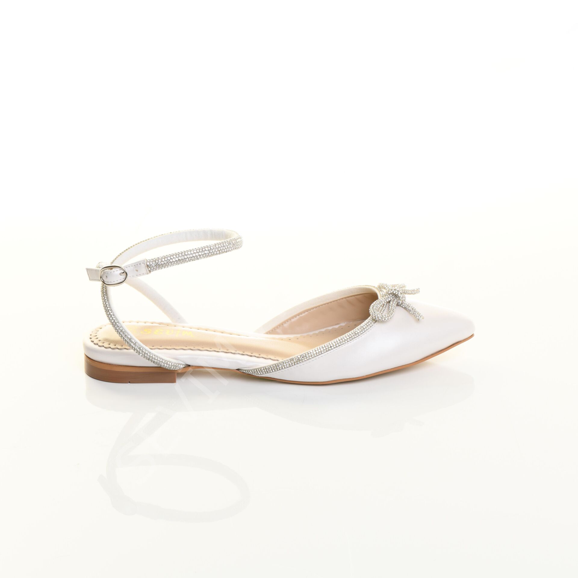 BAYAN ABİYE SEDEF BEYAZ FİYONKLU BABET