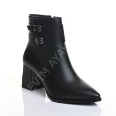 KADIN HAKİKİ DERİ TOPUKLU RAHAT BOT