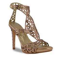 TAŞLI İNCE PLATFORMLU AYAKKABI