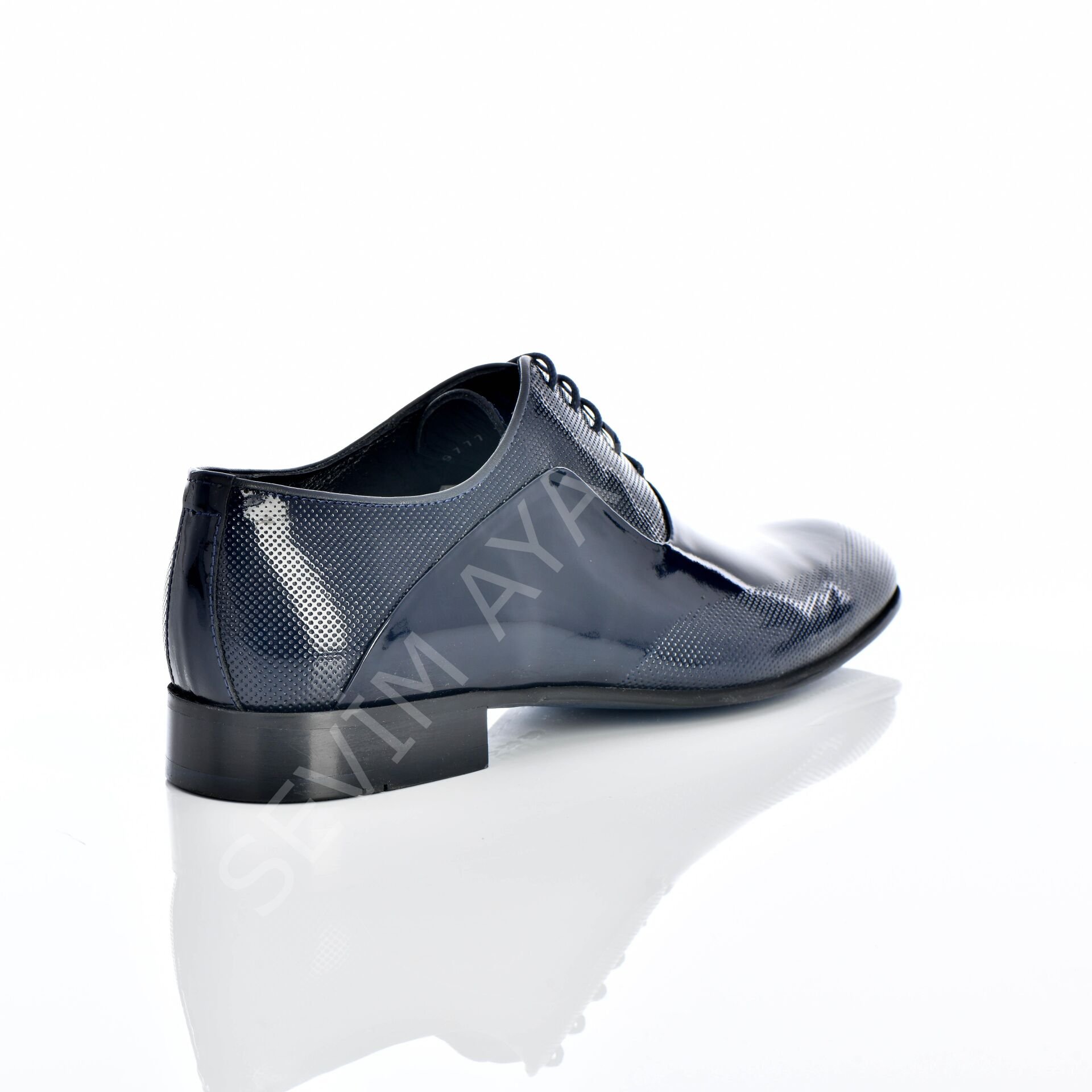 HAKİKİ DERİ LACİVERT RUGAN ERKEK AYAKKABISI