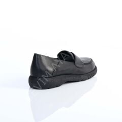 KADIN HAKİKİ DERİ SİYAH RENK BABET