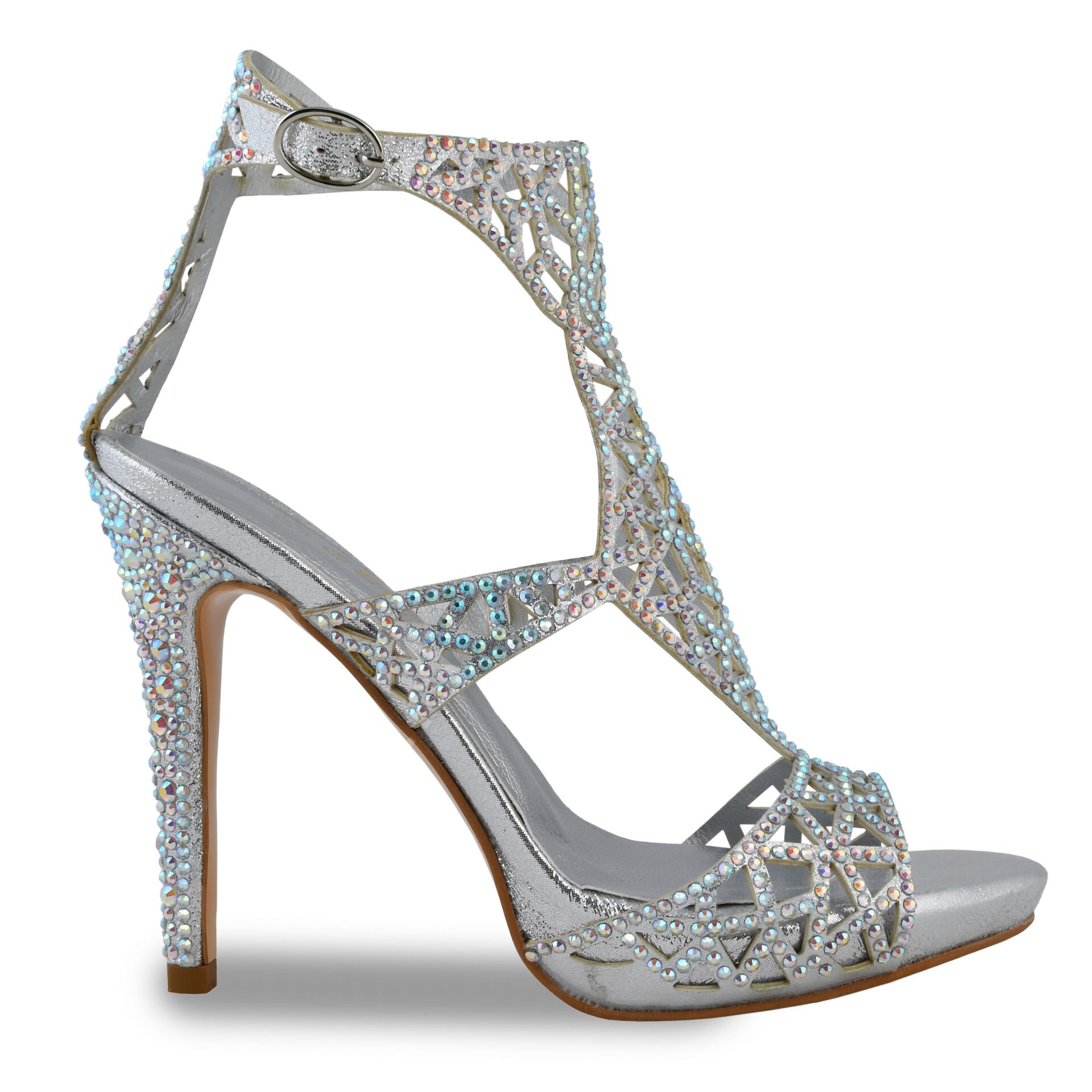 TAŞLI İNCE PLATFORMLU AYAKKABI