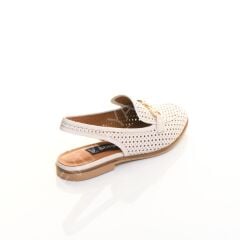 KADIN HAKİKİ DERİ KREM GÜNLÜK AYAKKABI