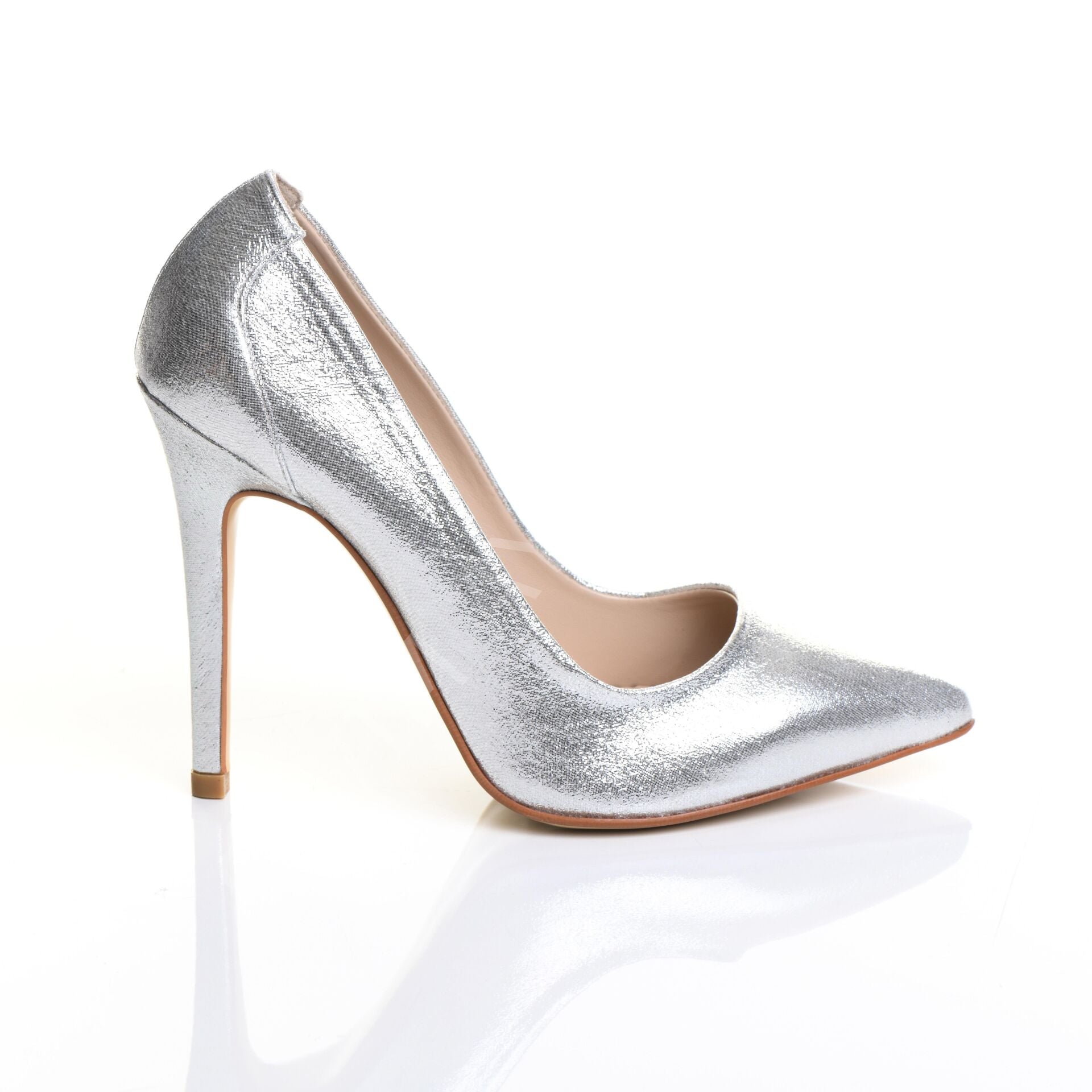 KADIN STİLETTO SIVAMA DOKU LAME AYAKKABI