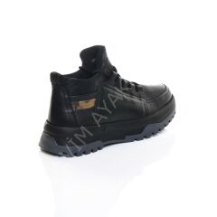 ERKEK HAKİKİ DERİ BAĞCIKLI KALIN TABAN KIŞLIK SPOR BOT