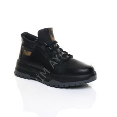 ERKEK HAKİKİ DERİ BAĞCIKLI KALIN TABAN KIŞLIK SPOR BOT